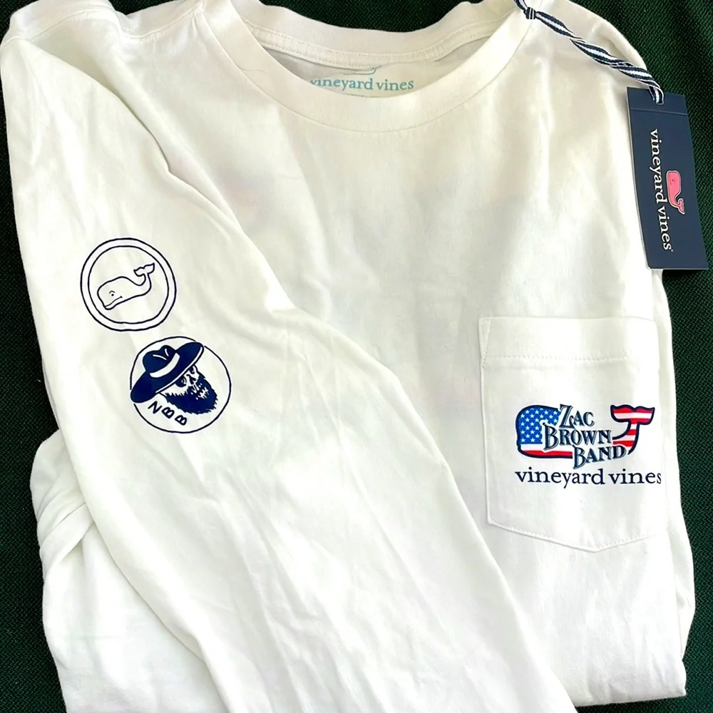 Brand New Vineyard Vines Zac Brown Band Shirt - Picture 2 of 5